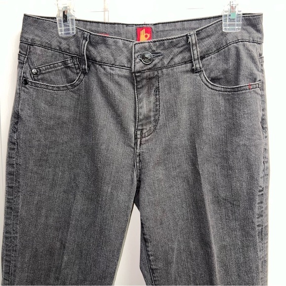 Vintage Wide-Leg Bootcut Boogie Black Jeans, Sasson Ooh La La, Women’s Size 10 - Picture 2 of 11